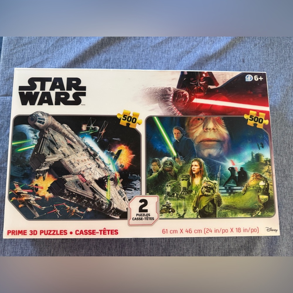 Two Star Wars 3D Puzzle by Disney - Unopened